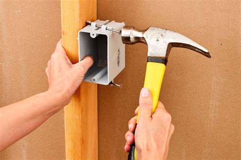 winged electrical boxes|putting electrical box existing drywall.